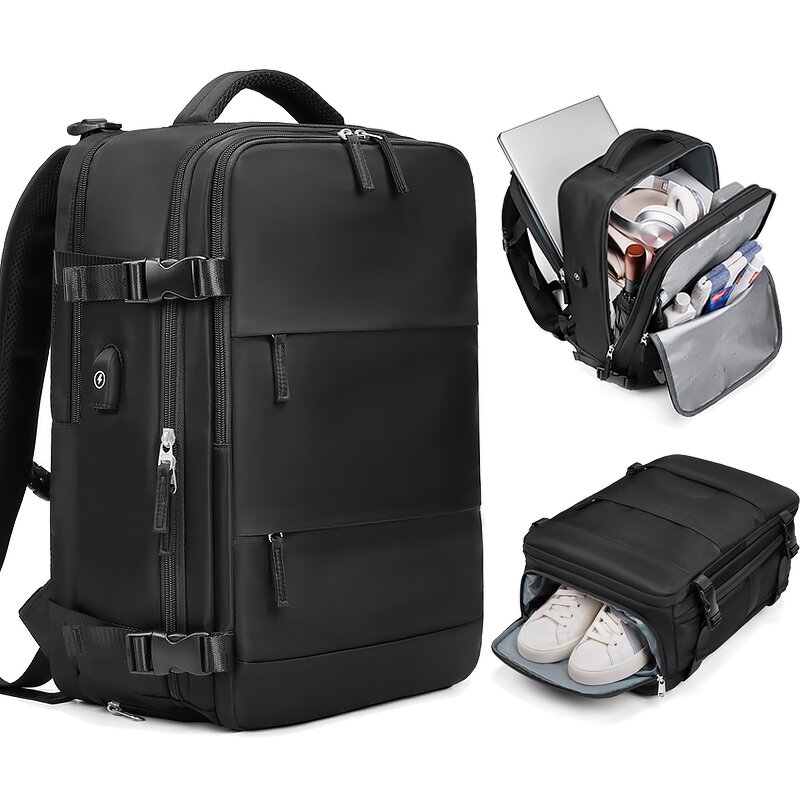 Travel Backpack Manufacturer - Best Carry-on Airline Fit Casual Laptop with USB Charging Port Waterproof Custom with Logo