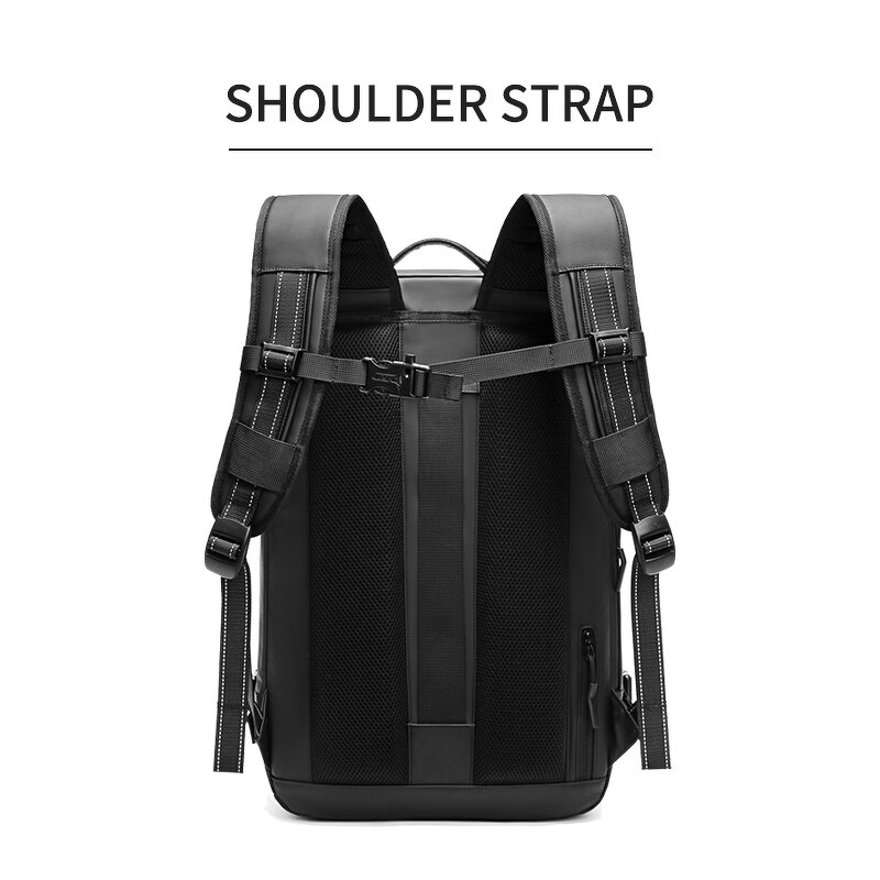 Vacuum Backpack Manufacturer - Anti Theft 5cm Expandable with Wet Dry Separation Design Waterproof Casual