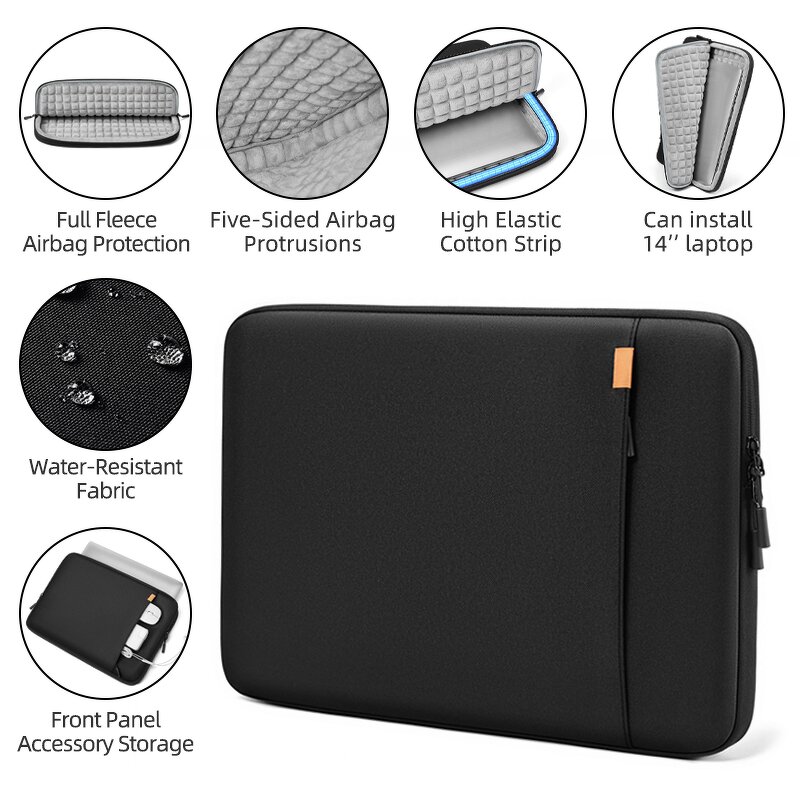 Laptop Sleeve Manufacturer - Factory Wholesale Waterproof Oxford Compatible with Inches 14