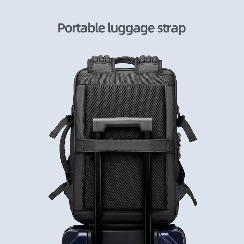 Vacuum Backpack Manufacturer - Custom Compression Waterproof Travelling Men Laptop Large Capacity