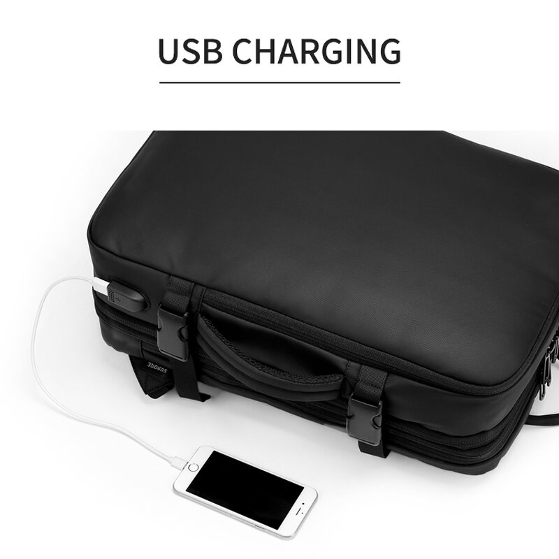 Smart Backpack Manufacturer - with USB Charging Travel Fashion Multi-functional Anti-theft Waterproof Polyester