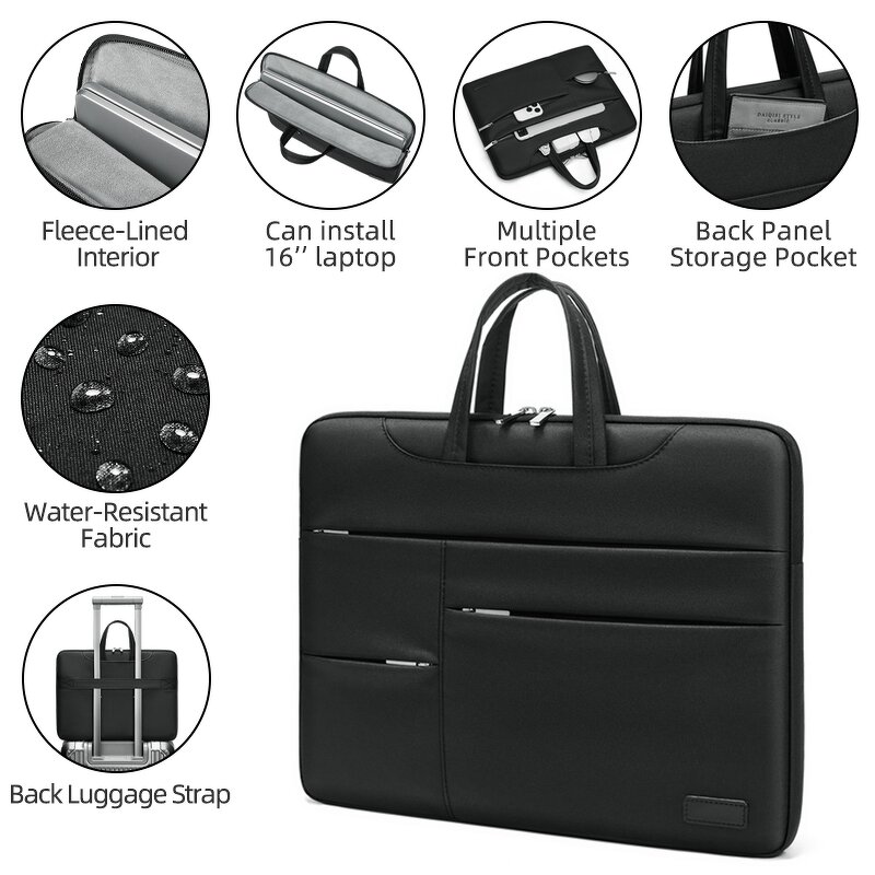 Laptop Sleeve Manufacturer - Trendy Business Waterproof Oxford Compatible with Inches 16