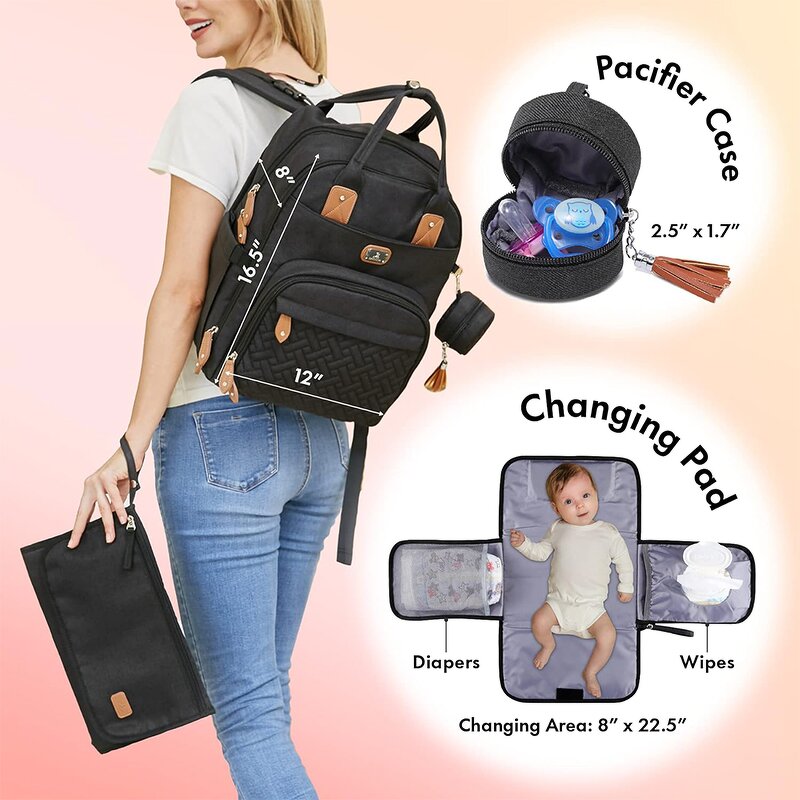 Diaper Backpack Manufacturer - Customized with Multi-functional Pockets Organizer Tote for Mummy Baby