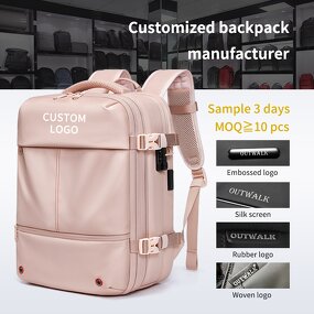 Backpack Manufacturer - Small Size Airplane Approve Woman Waterproof Bag