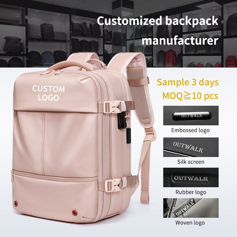 Backpack Manufacturer - Small Size Airplane Approve Woman Waterproof Bag