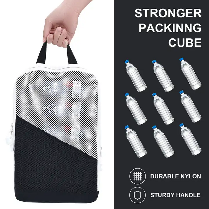 Makeup Bag Set Manufacturer - Factory Custom 7 Pcs Waterproof Oxford Multi Function Storage for Travel Trip Zipper