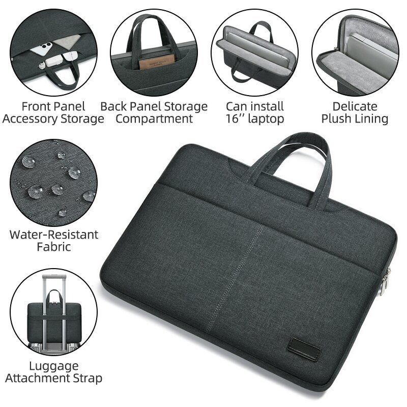 Laptop Sleeve Manufacturer - Hot Sell Waterproof Durable Oxford Compatible with Inches 16