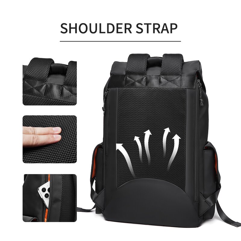 Laptop Backpack Manufacturer - Multifunctional Mochilas Fashion Rucksack Outdoor Gym Fit 16 Inches for Men