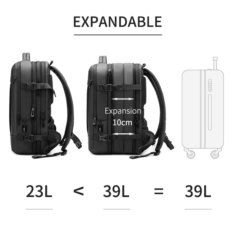 Laptop Backpack Manufacturer - Sac a Dos Mochila Antirrobo Man With USB Port Anti Thief for Laptops