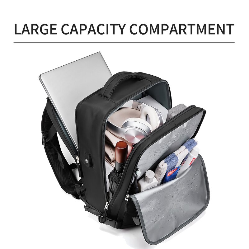 Travel Backpack Manufacturer - Best Carry-on Airline Fit Casual Laptop with USB Charging Port Waterproof Custom with Logo