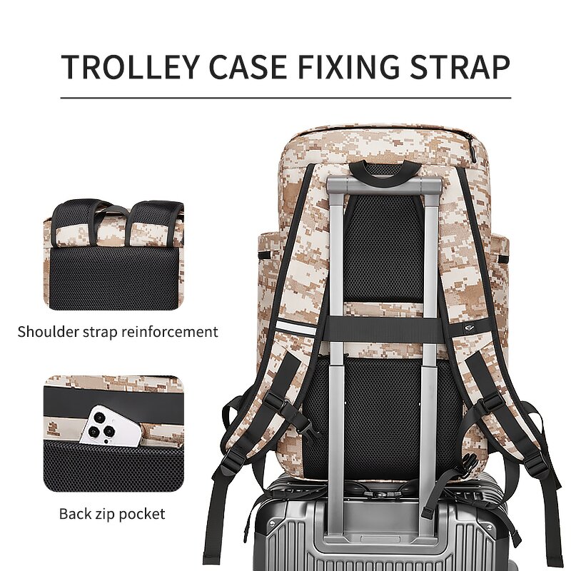Backpack Manufacturer - New Hot Selling High Volume with Shoe Pocket Travel Water Repellent Camouflage