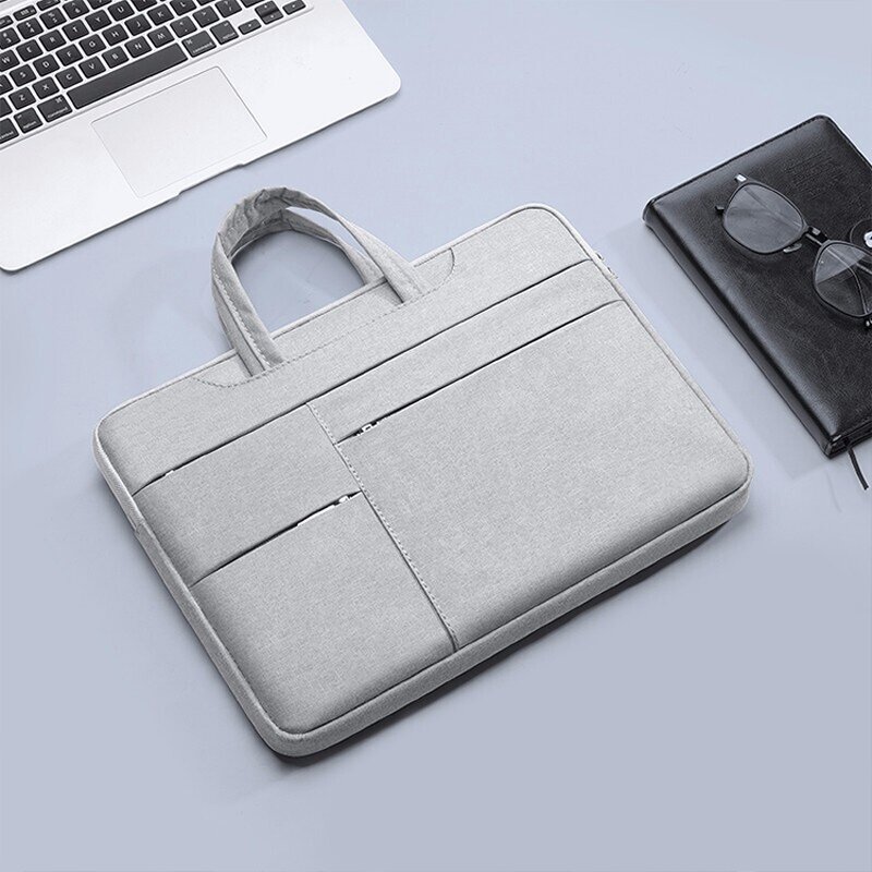 Laptop Sleeve Manufacturer - New Arrival 13 14 15 Inch Canvas Notebook Portable Carrying Computer Handbag for Women Men