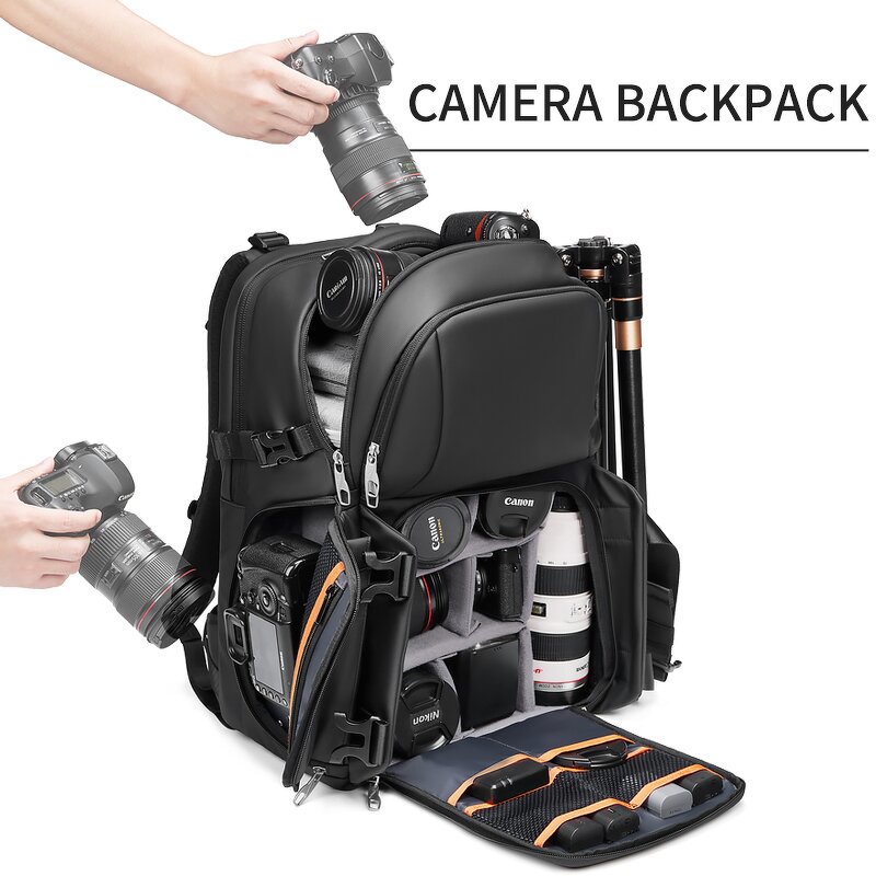 Camera Backpack Manufacturer - Breathable Professional Casual DSLR Waterproof Wholesaler