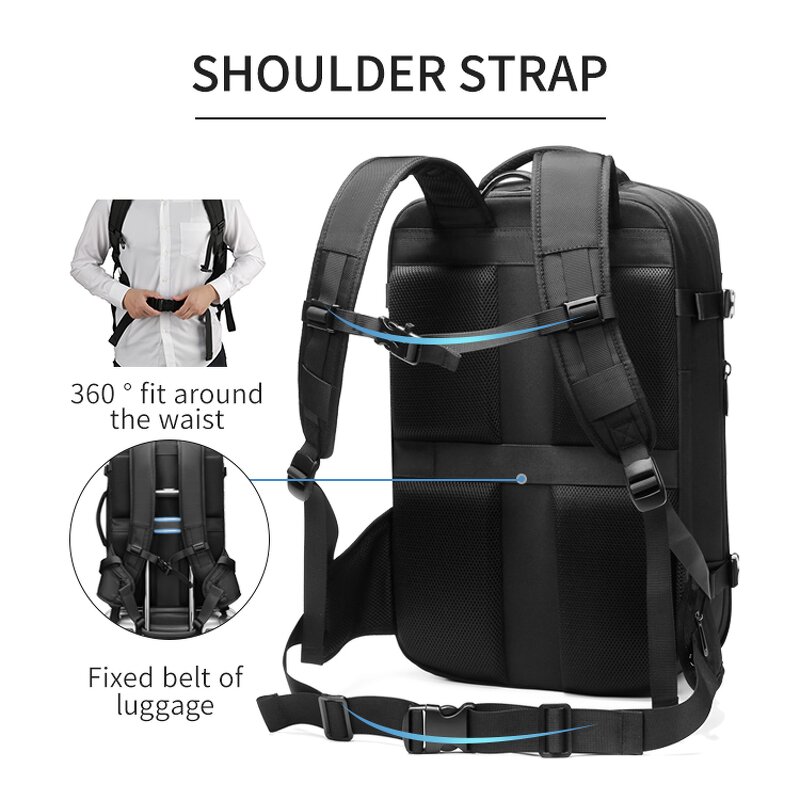 Laptop Backpack Manufacturer - Wholesale 17 Inch Notebook Men's Shoulder Bag Business Travel Smart USB Waterproof