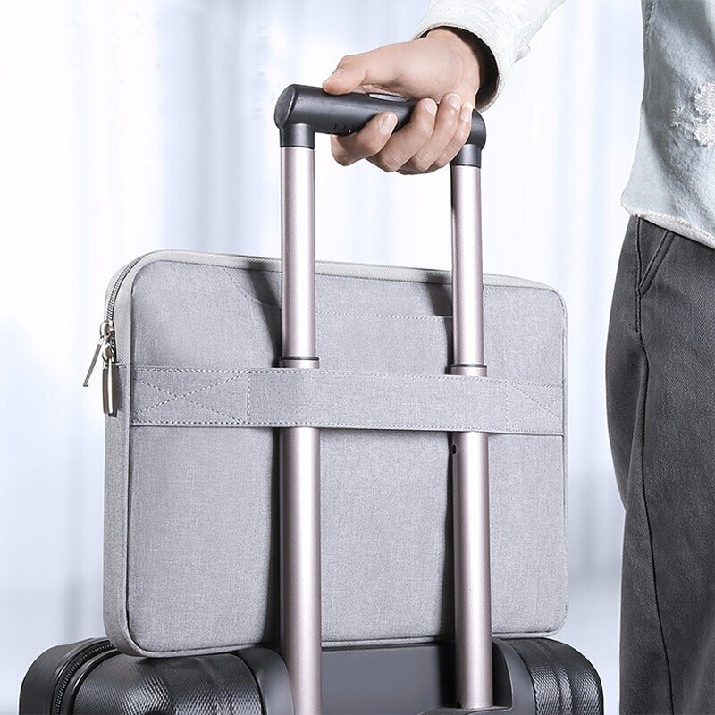 Laptop Sleeve Manufacturer - New Arrival 13 14 15 Inch Canvas Notebook Portable Carrying Computer Handbag for Women Men