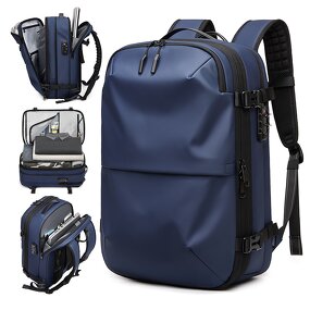Vacuum Backpack Manufacturer - Airbag with Vacuum Compressor 17 Inch Smart Custom Business Laptop for Men Travel