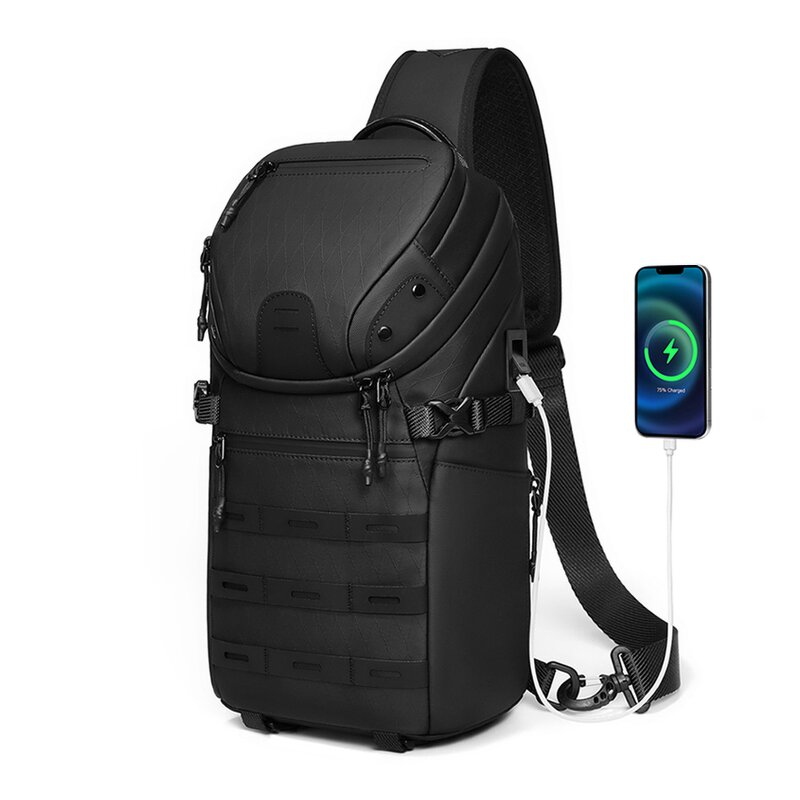 Sling Bag Manufacturer - Outdoor Shoulder Crossbody with USB Charging Port Waterproof
