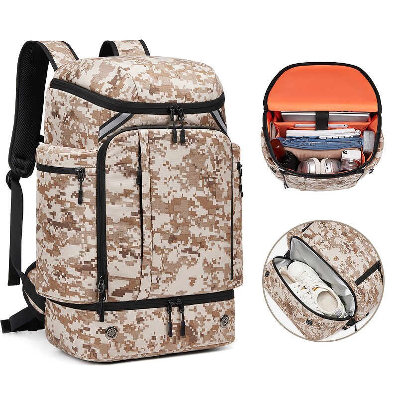 Backpack Manufacturer - New Hot Selling High Volume with Shoe Pocket Travel Water Repellent Camouflage