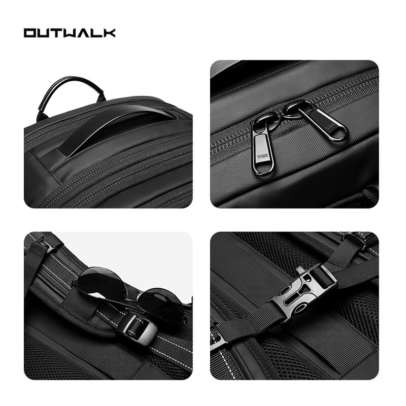 Vacuum Backpack Manufacturer - Anti Theft 5cm Expandable with Wet Dry Separation Design Waterproof Casual