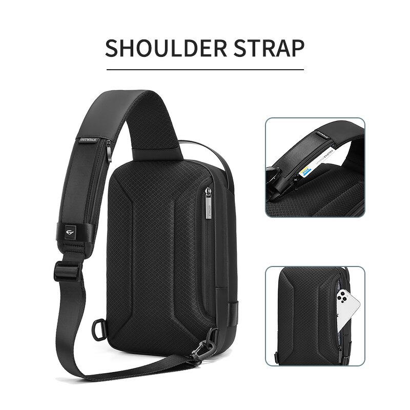 Chest Bag Manufacturer - New Anti-theft School Business USB Charging Shoulder for Men