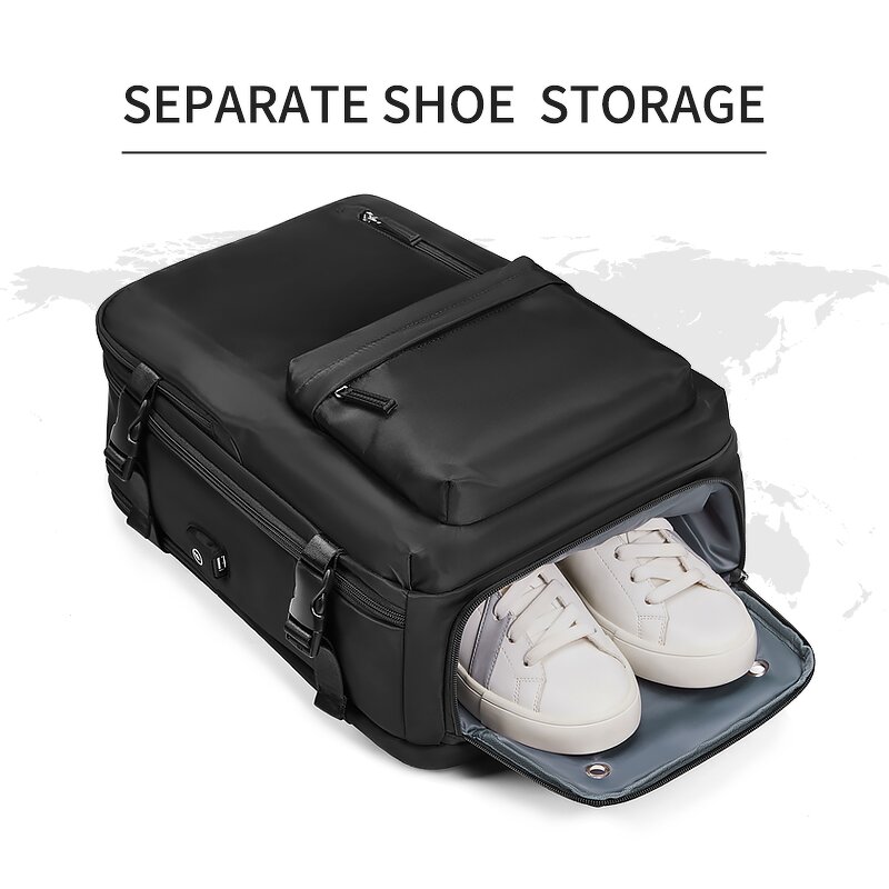 Backpack Manufacturer - 2023 New High Quality Business Wet and Dry Zone USB Charging Port Shoe Barn Travel Laptop