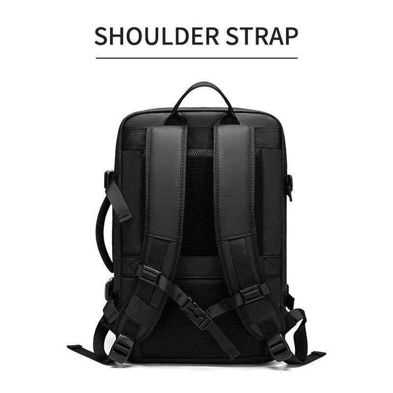 Smart Backpack Manufacturer - with USB Charging Travel Fashion Multi-functional Anti-theft Waterproof Polyester
