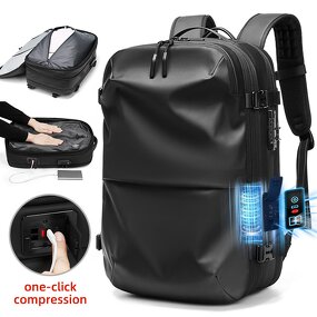 Vacuum Backpack Manufacturer - with Pump 50L Expandable Compression Compartments for Business Laptop