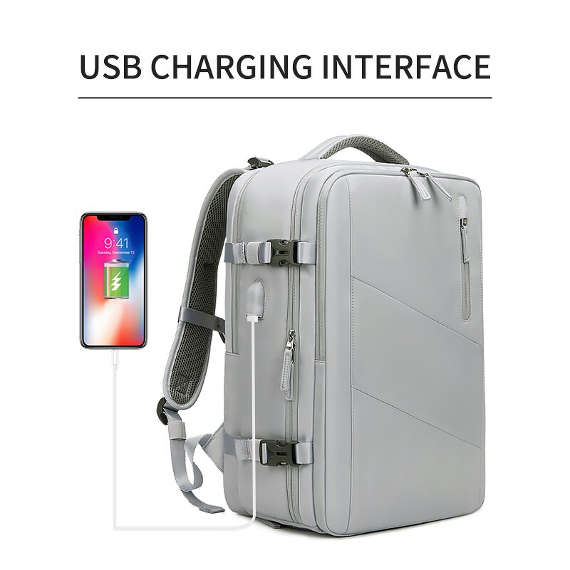 Travel Backpack Manufacturer - New Laptop USB Charging Port Men Women Waterproof Outdoor for Men