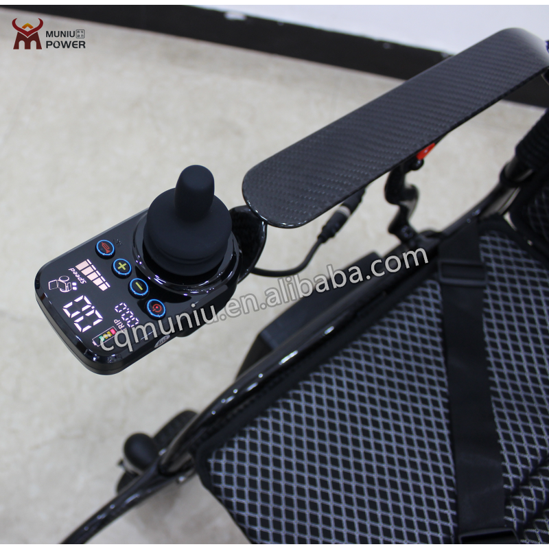 Carbon Fiber Electric Wheelchair - Lightweight Foldable 13.5kg for Rehabilitation Therapy