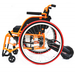 Wheelchair Attachment - MUNIU Strong Power Assist Electric Rear Smart Drive Motor Conversion Kit for Pushing Wheel Chair