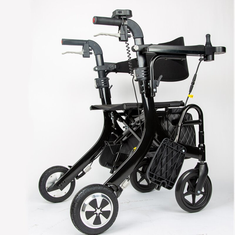 Power Assist Walker Scooter - Best Electric Mobility Rollator With Seat for Senior
