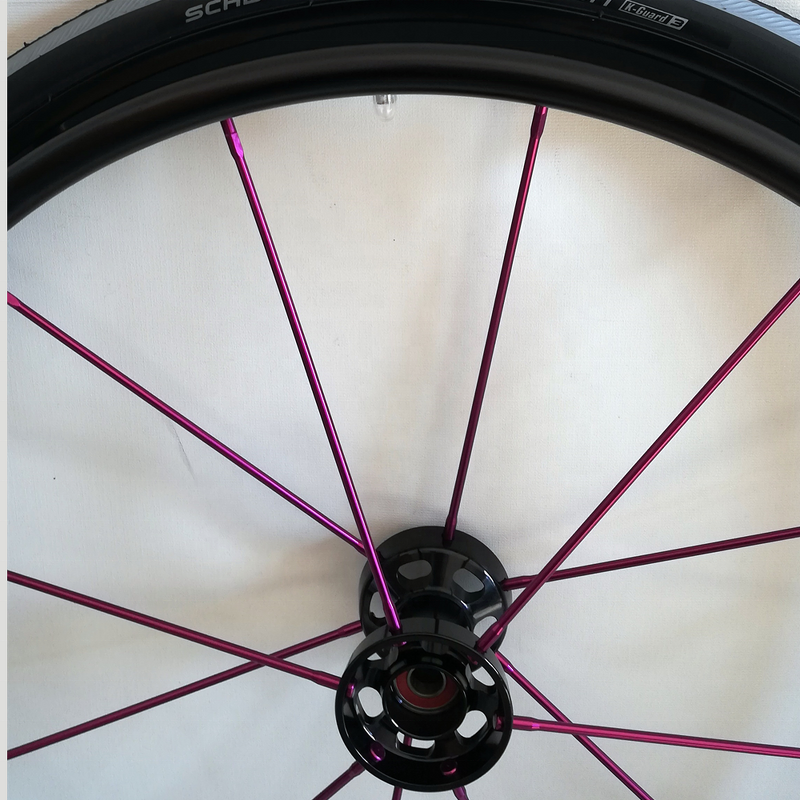 Wheelchair Rear Wheel - 24*1 Inch Active Spare Parts Aluminum Spoke with Quick Release for Disabled