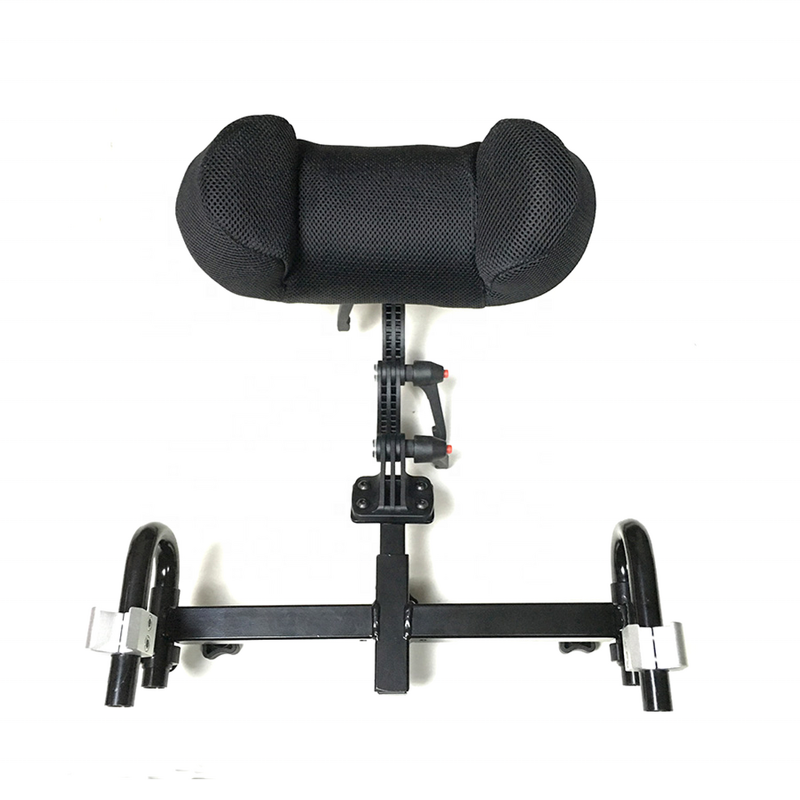 Wheelchair Headrest - MUNIU POWER HR01 Adjustable Spare Parts Plastic Steel Frame for Electric Wheelchairs