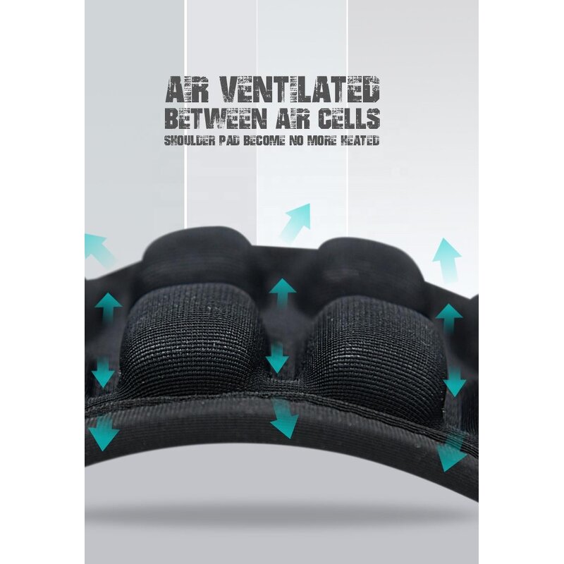 Air Inflatable Shoulder Strap Pad - Adjustable Comfortable for Golf Bag Backpack Car Camera Strap