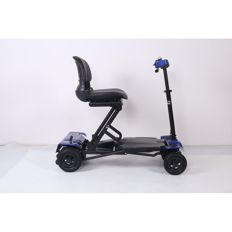 Automatic Folding Electric Mobility Scooter - Remote Control Lightweight 8Km/h 14km Range 24V Lithium