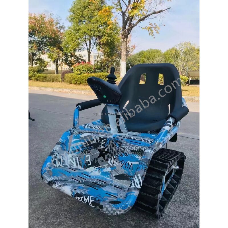 Mini Electric Tracked Tank - Hot Sale Children Use Playground Equipment Child Go-Kart Indoor/Outdoor Off-Road