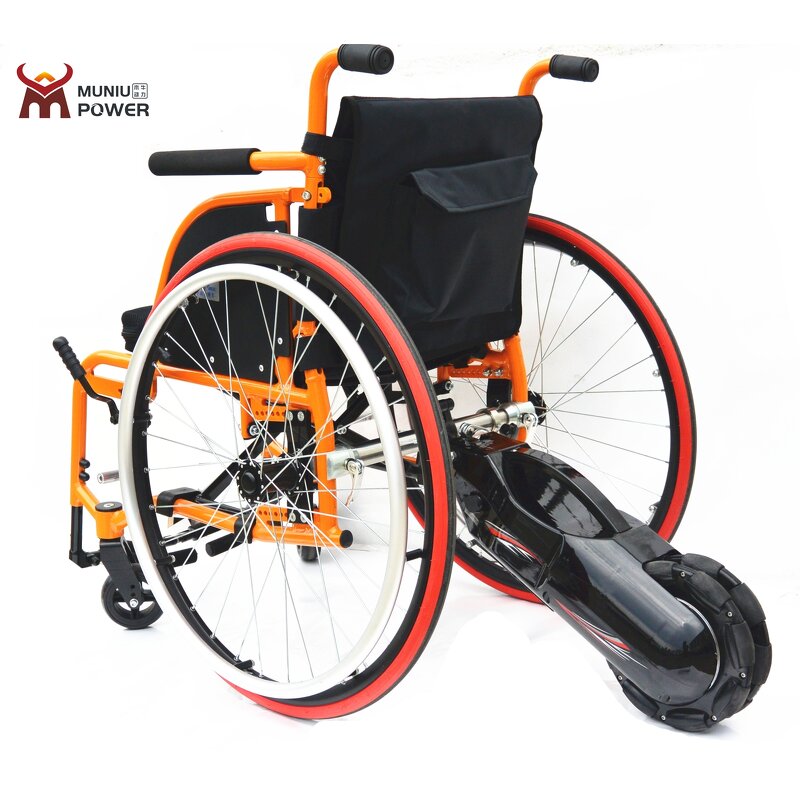 Electric Rear Assist Smart Drive Motor - 24V One Wheel for Manual Wheelchair Electric Wheelchair Trailer Motor Conversion Kit