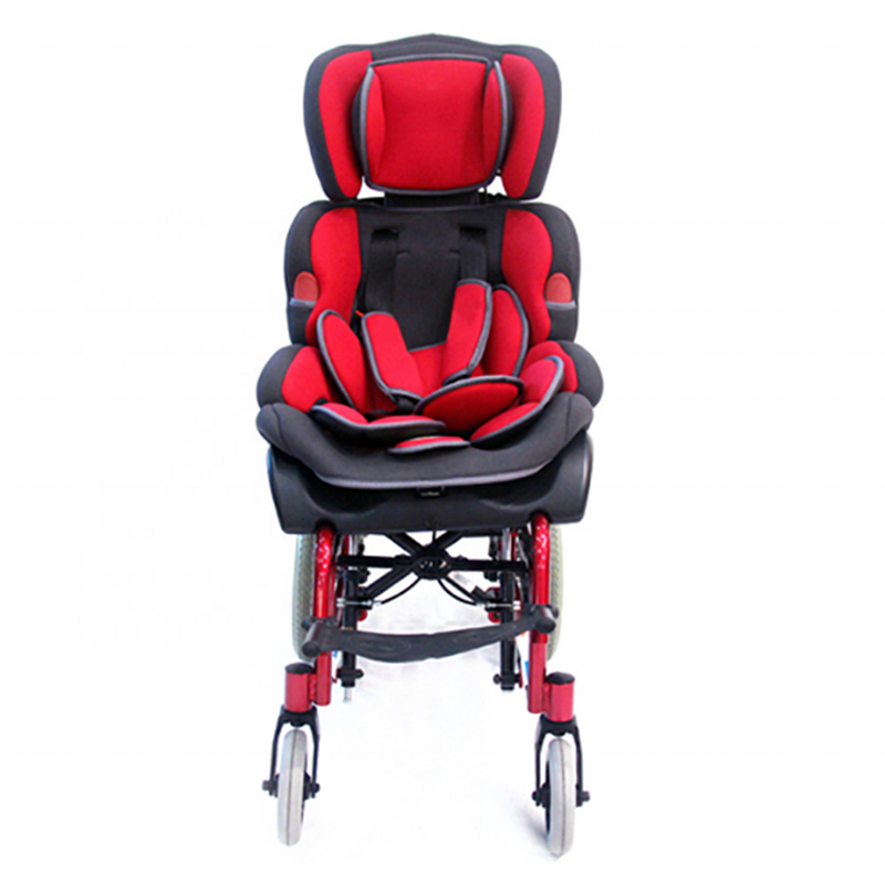 Baby Wheelchair - Folding Aluminum High Back for Cerebral Palsy Children Manual