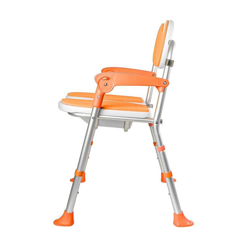 Shower Bath Chair - 2024 New Product Lightweight Foldable Anti-slip with Arms for the Disabled Children Elderly