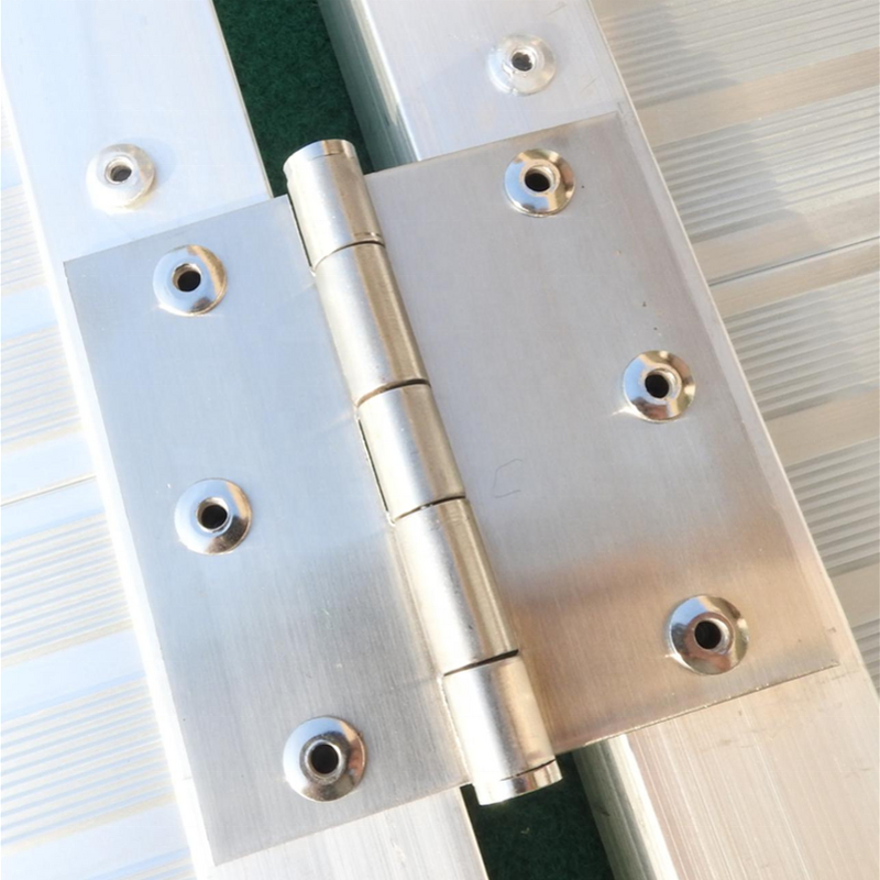 Motorcycle Wheelchair Loading Ramp - Aluminum Foldable Portable Lightweight Metal for Stairs