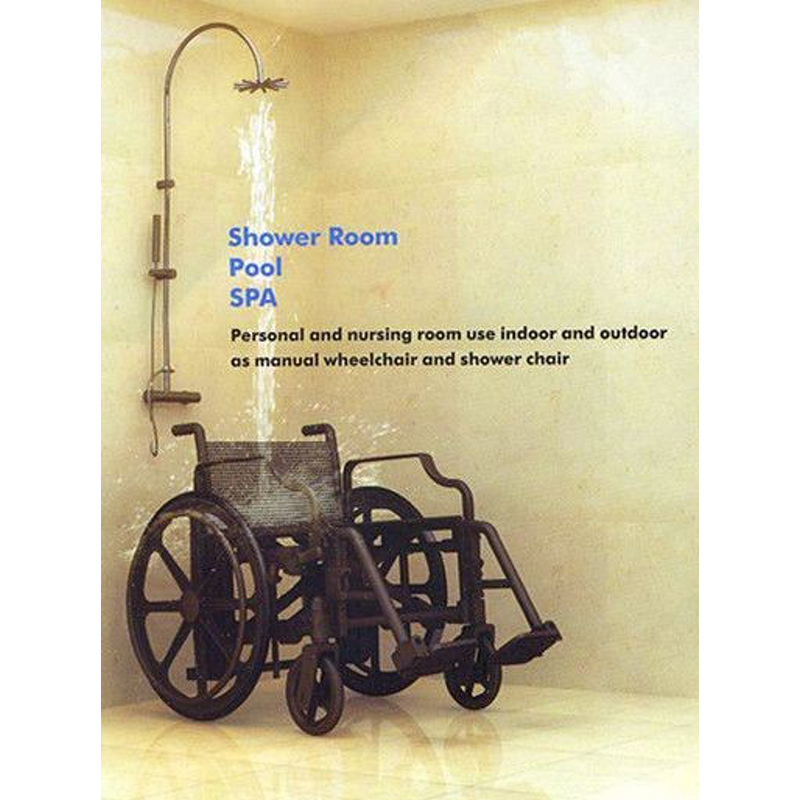 All Plastic Wheelchair - No Metal Magnetism MRI Compatible for MR and CT Use