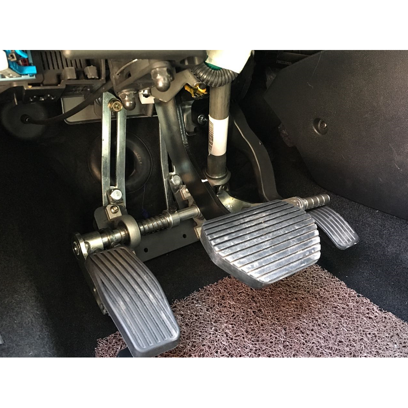 Handicapped Driving Car Help - Portable Flip up Left Foot Accelerator Pedal Conversion