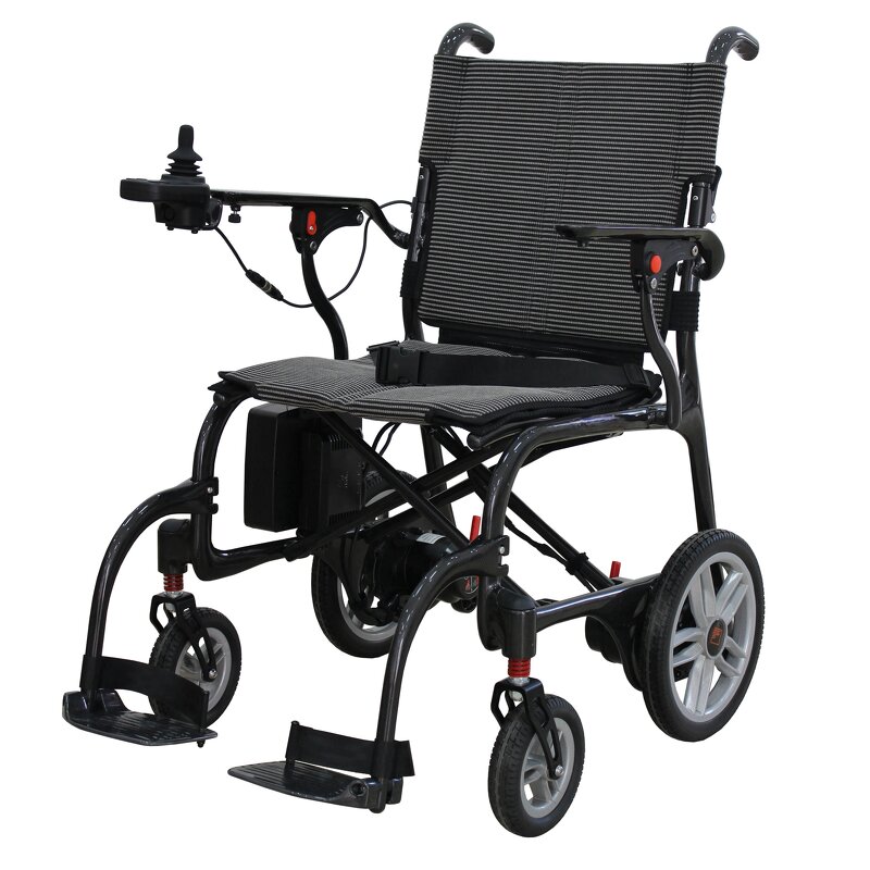 Carbon Fiber Electric Wheelchair - Ultra Lightweight Portable for Rehabilitation Therapy