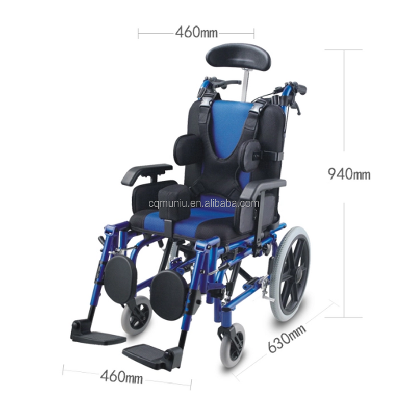Pediatric Manual Wheelchair - Tilt Recline Cerebral Palsy for Sale