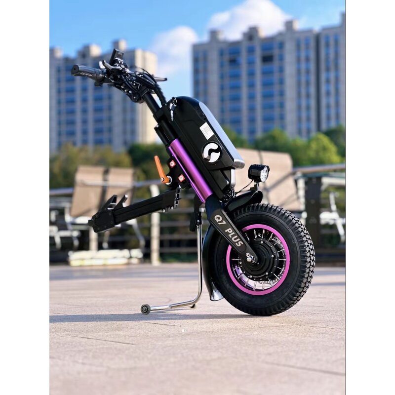 Electric Wheelchair Handbike - 36V 450W Power Handcycle Attachment Wheelchair Tractor Conversion Kit