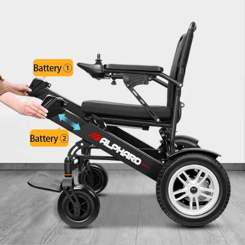 Folding Electric Mobility Scooter - POWER EY07 Aluminum Alloy for Disabled Adults