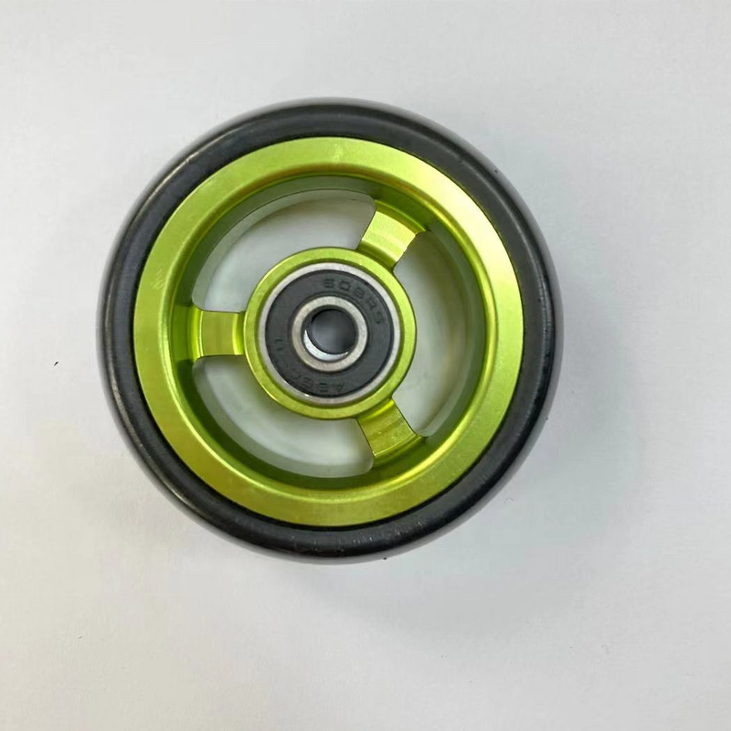 Wheelchair Front Wheel - MUNIU POWER MN16-A3/4-5 Spare Parts 3'' 4'' 5'' Aluminium Alloy & PU for Sport Wheelchair