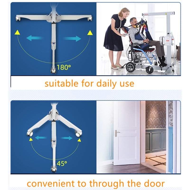 Electric Portable Commode Patient Lift - 2021 New with 120KG Capacity and Lithium Battery