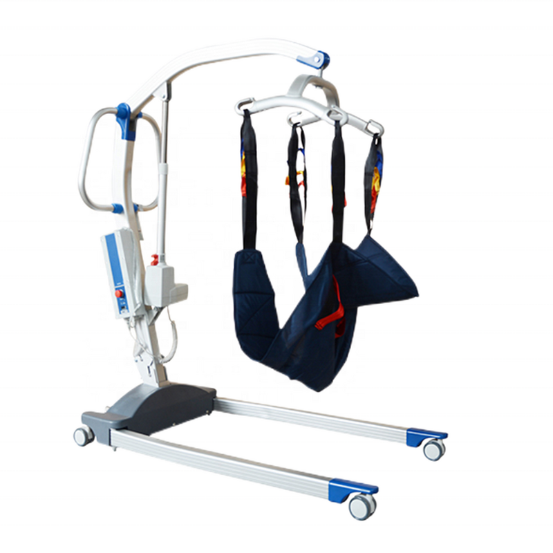 Electric Patient Lifter Hoist - Portable with Steel Frame and 180KG Capacity for Home Care or Hospital Use
