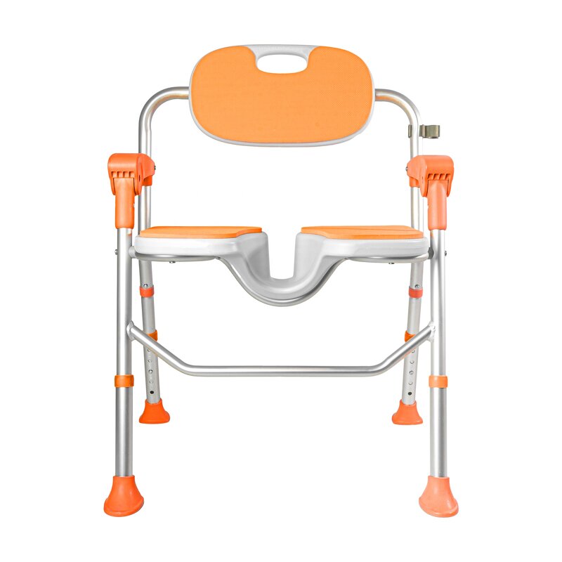 Shower Bath Chair - 2024 New Product Lightweight Foldable Anti-slip with Arms for the Disabled Children Elderly